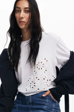 Camisas Y Blusas|Camisetas-Desigual Camiseta lisa detalles