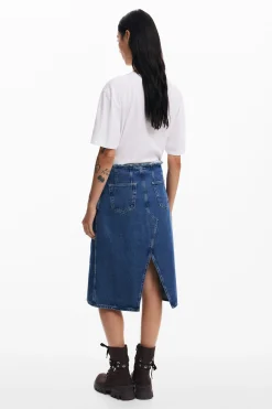 Camisas Y Blusas|Camisetas-Desigual Camiseta lisa detalles