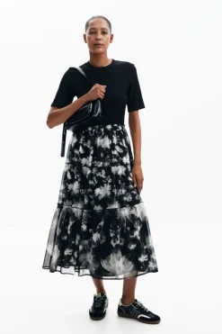 Camisas Y Blusas|Camisetas-Desigual Camiseta lisa detalles