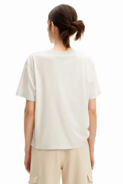 Camisas Y Blusas|Camisetas-Desigual Camiseta lisa ilustración