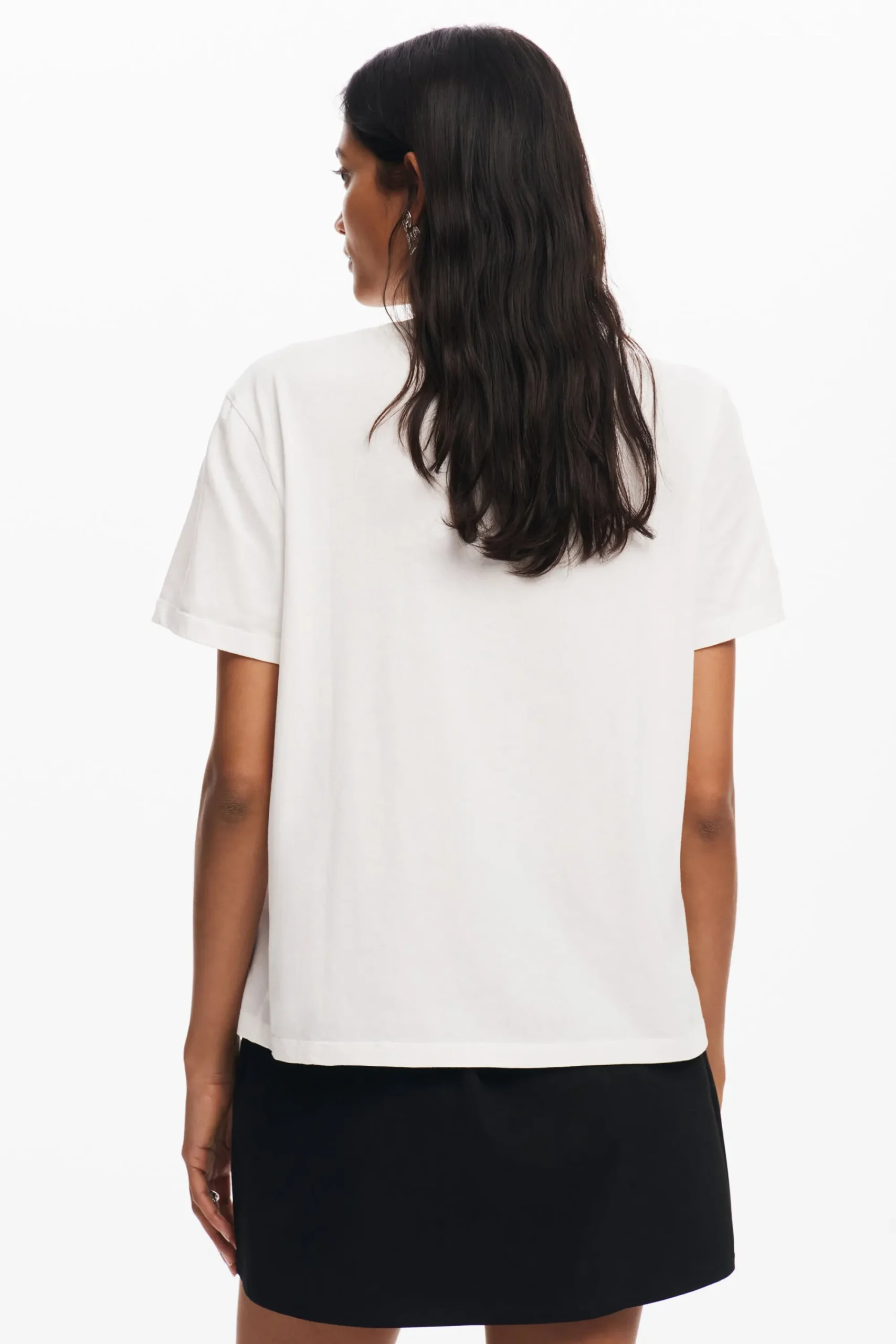 Camisas Y Blusas|Camisetas-Desigual Camiseta lisa jarrón