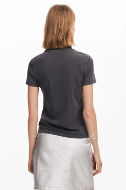 Camisas Y Blusas|Camisetas-Desigual Camiseta lisa texto