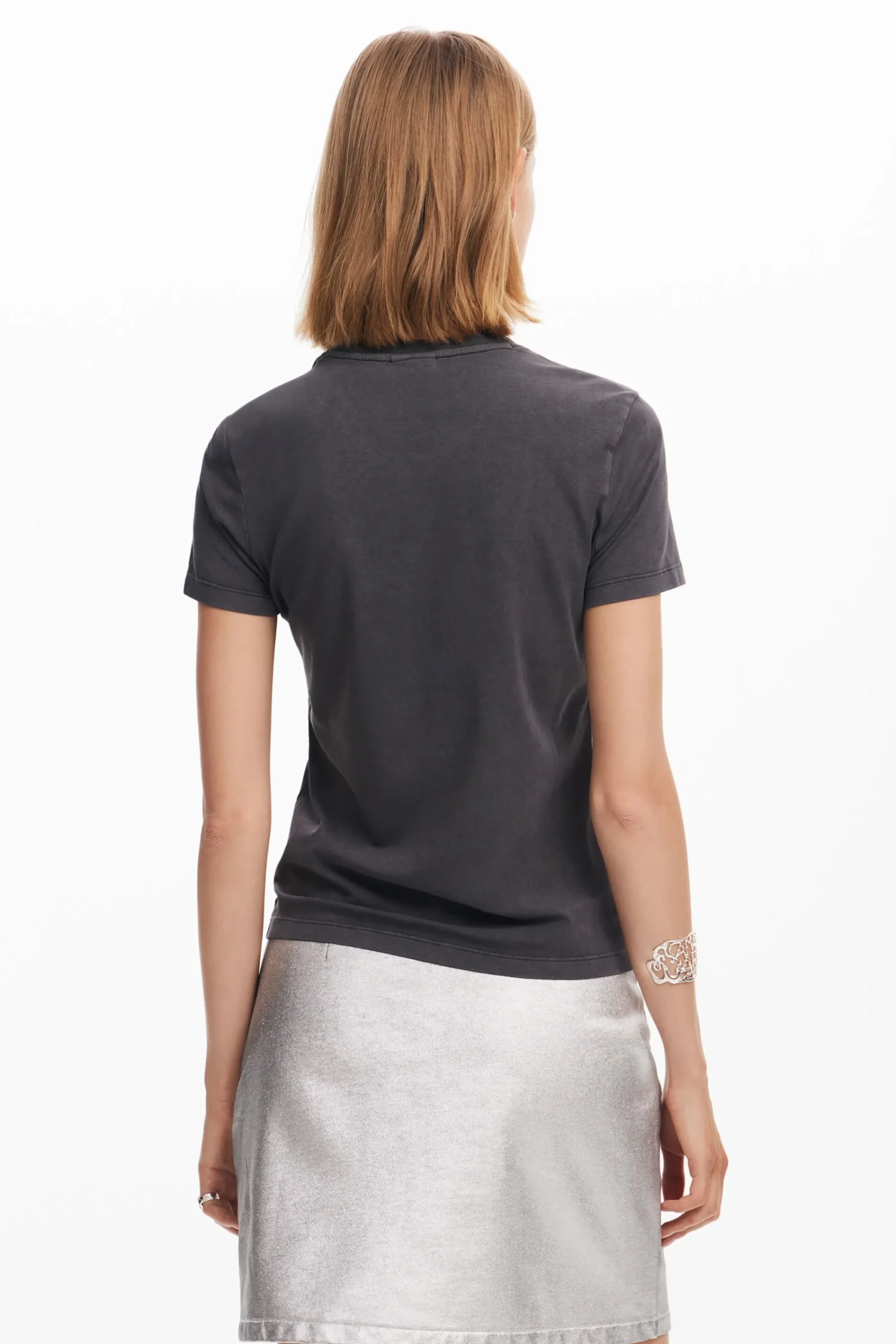 Camisas Y Blusas|Camisetas-Desigual Camiseta lisa texto