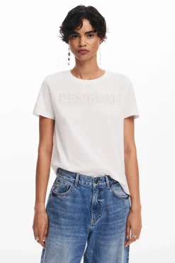 Camisas Y Blusas|Camisetas-Desigual Camiseta logotipo
