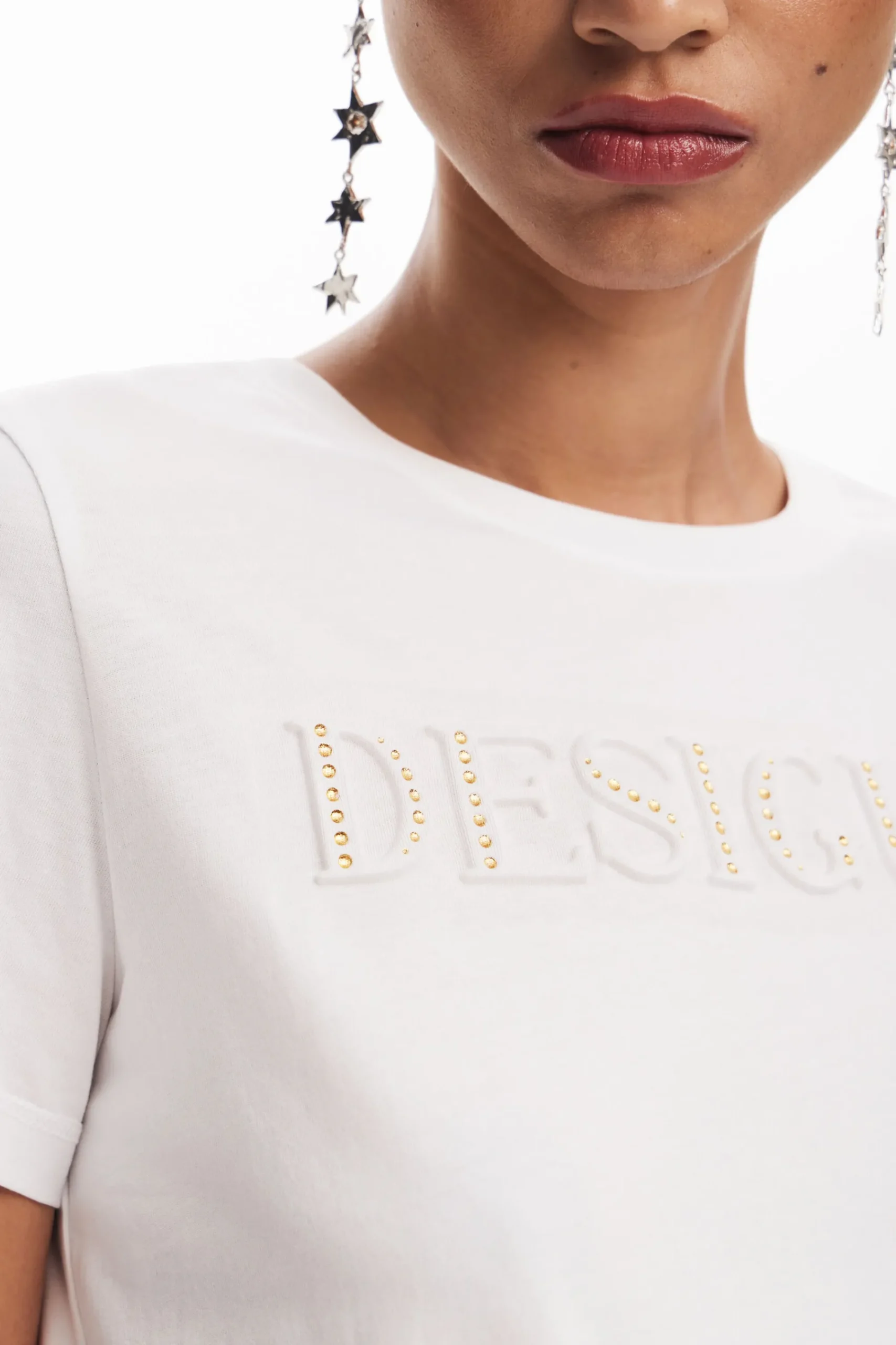 Camisas Y Blusas|Camisetas-Desigual Camiseta logotipo