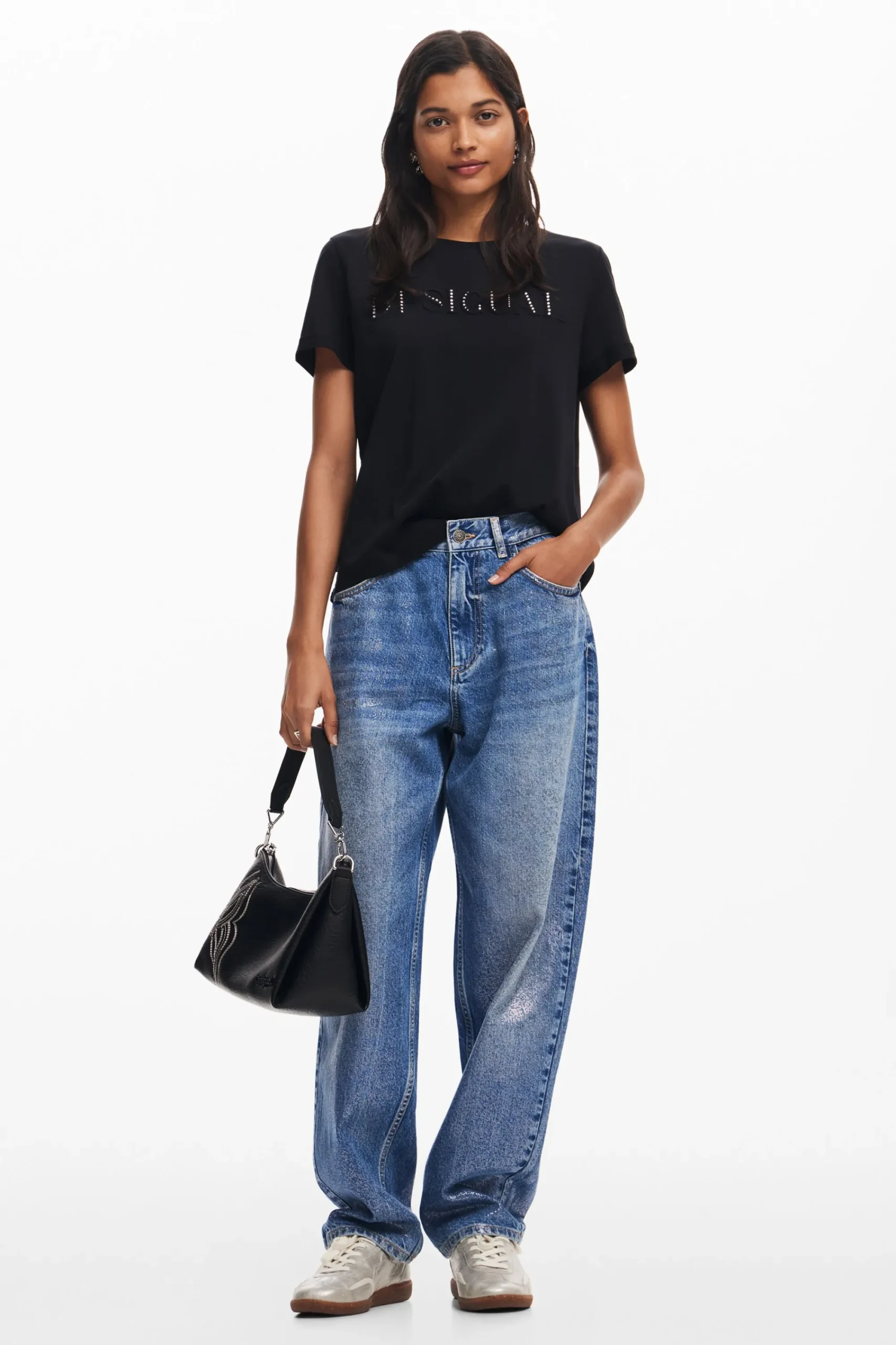Camisas Y Blusas|Camisetas-Desigual Camiseta logotipo
