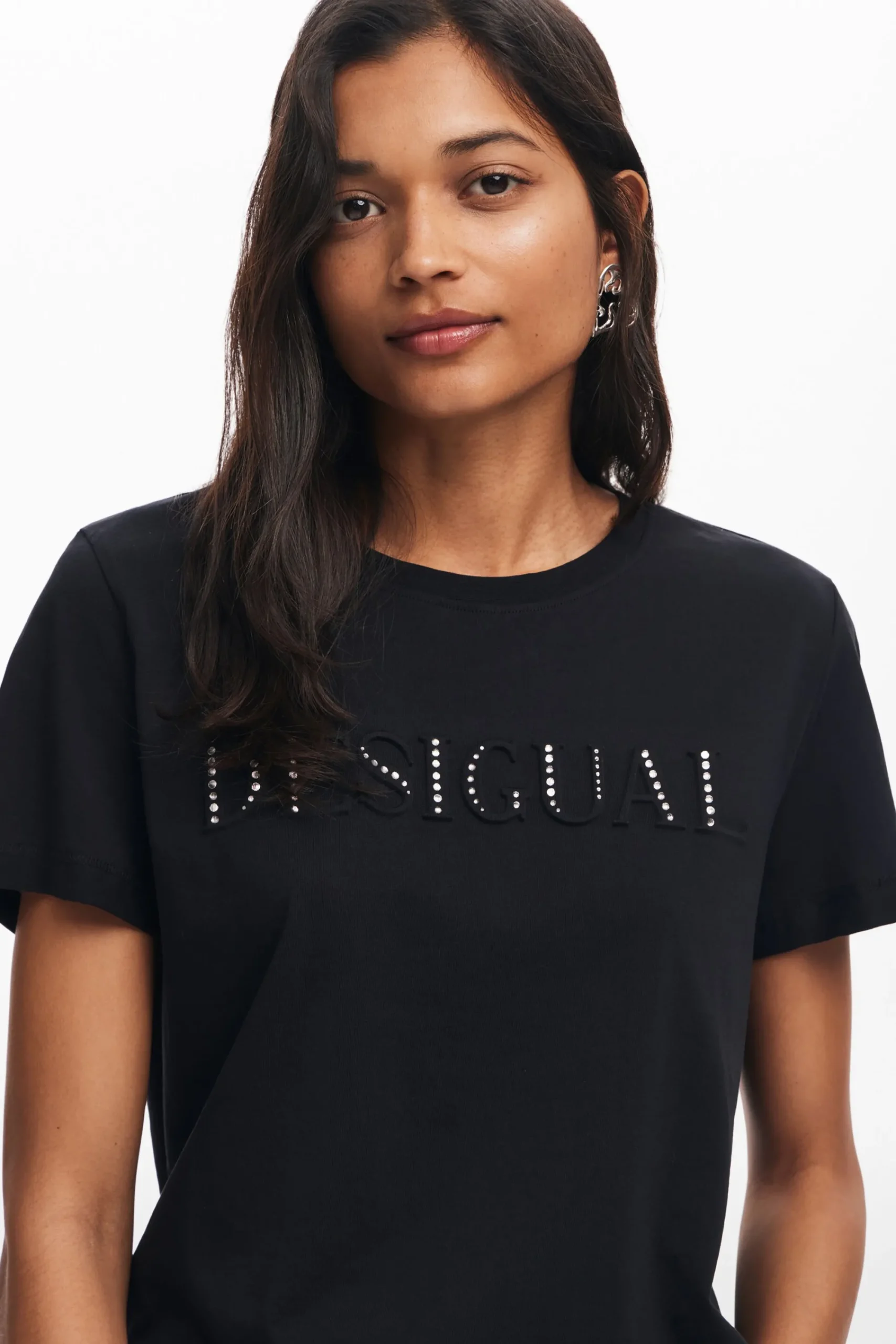 Camisas Y Blusas|Camisetas-Desigual Camiseta logotipo