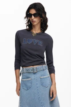 Camisas Y Blusas|Camisetas-Desigual Camiseta love