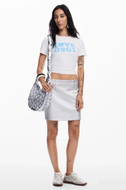 Camisas Y Blusas|Camisetas-Desigual Camiseta Love