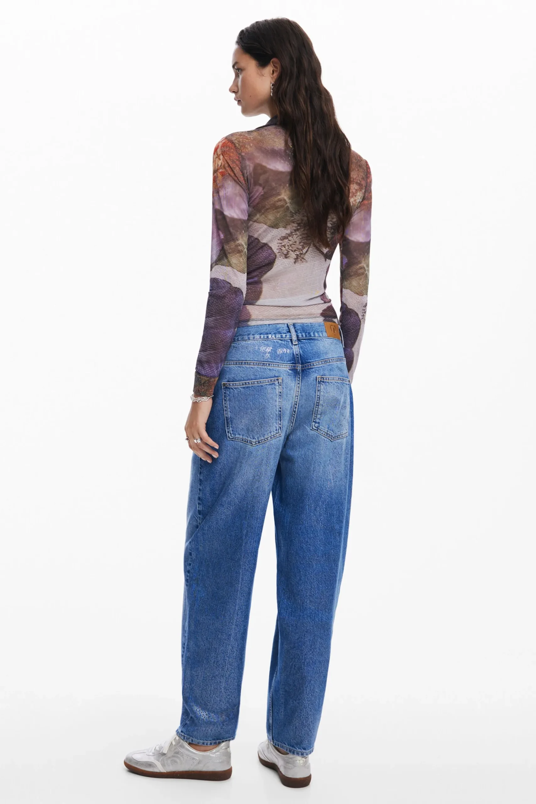 Camisas Y Blusas|Camisetas-Desigual Camiseta manga larga bosque otoñal