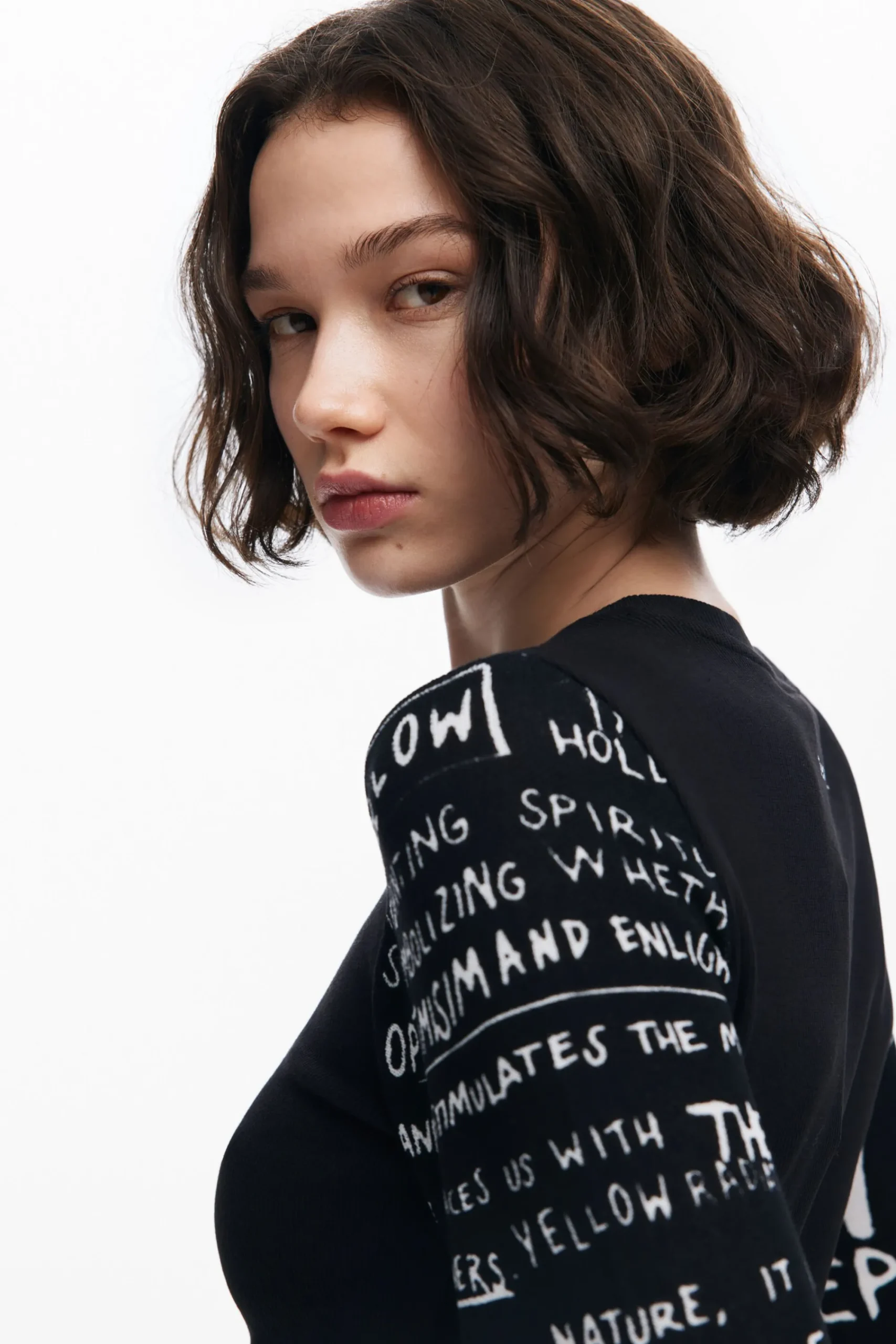 Camisas Y Blusas|Camisetas-Desigual Camiseta mangas estampadas