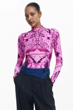 Camisas Y Blusas|Camisetas-Desigual Camiseta mariposa