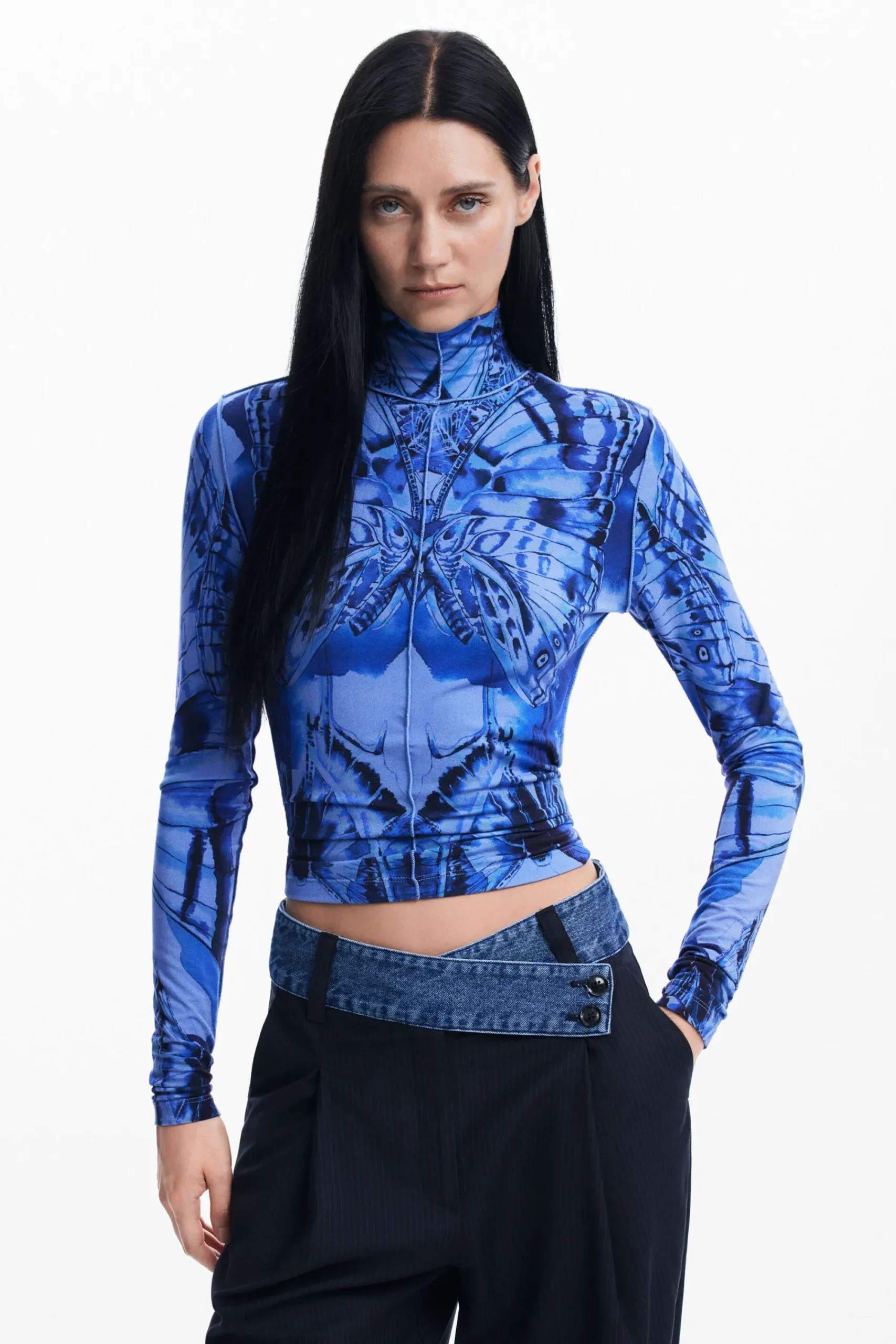 Camisas Y Blusas|Camisetas-Desigual Camiseta mariposa