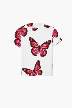 Ropa De Punto|Camisas Y Blusas-Desigual Camiseta mariposas
