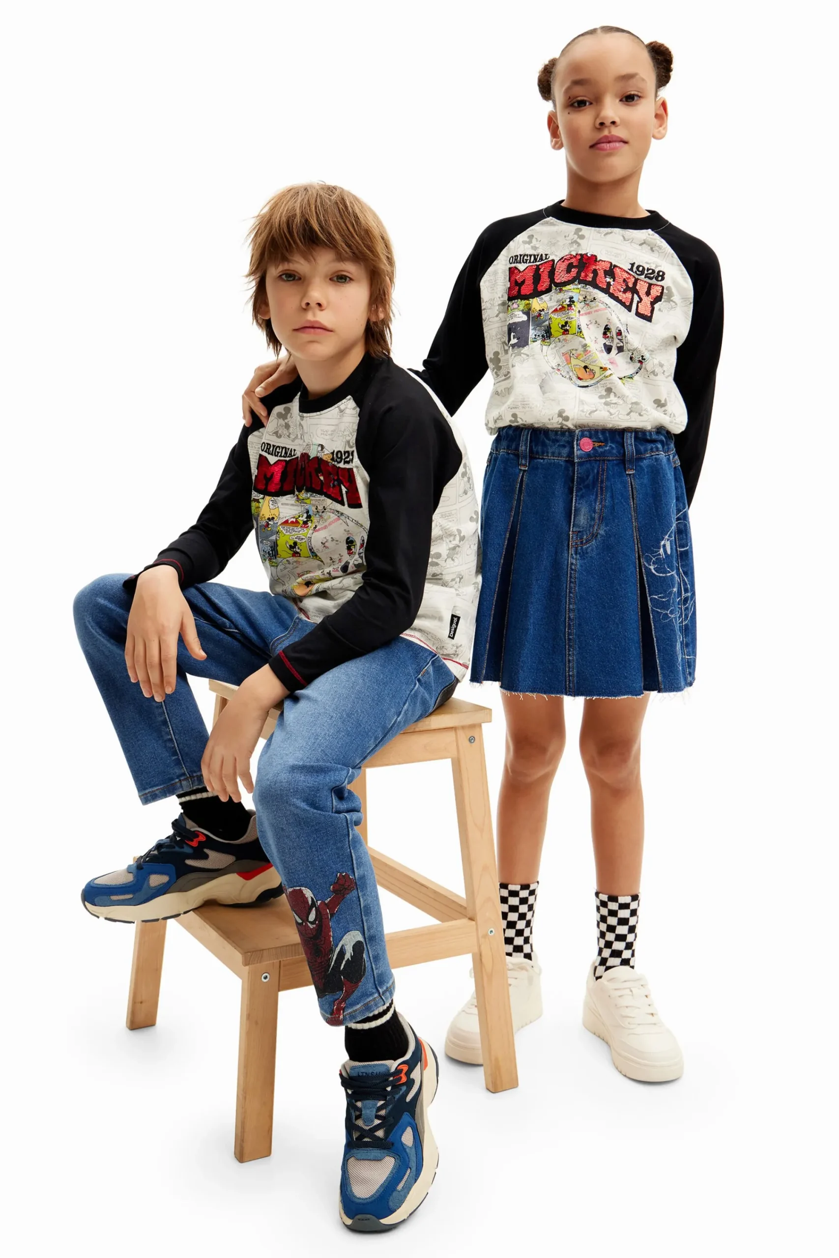 Camisetas Y Camisas-Desigual Camiseta Mickey Mouse