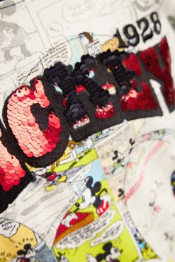 Camisetas Y Camisas-Desigual Camiseta Mickey Mouse