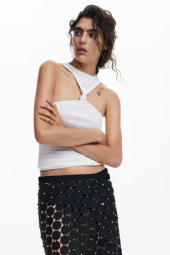 Camisas Y Blusas|Camisetas-Desigual Camiseta nudo