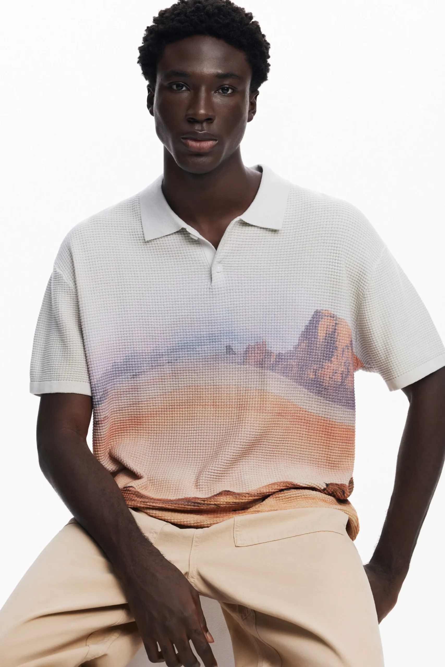 Camisetas-Desigual Camiseta paisaje