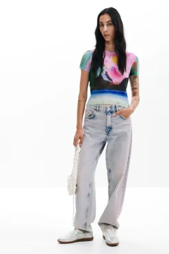 Camisas Y Blusas|Camisetas-Desigual Camiseta paisaje difuminado