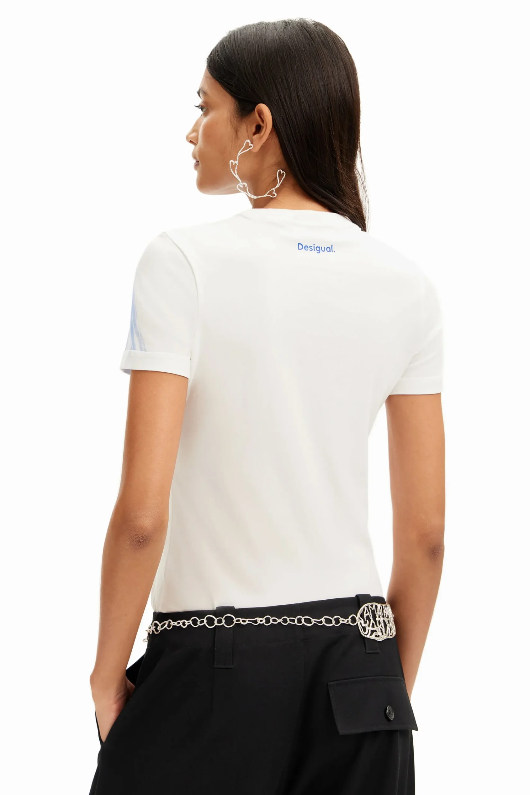 Camisas Y Blusas|Camisetas-Desigual Camiseta paisaje mediterráneo