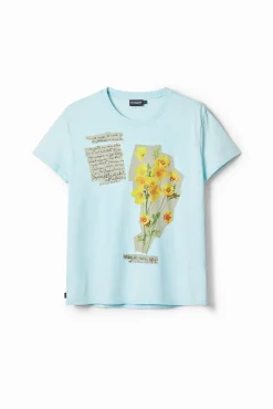 Camisas Y Blusas|Camisetas-Desigual Camiseta parches flores