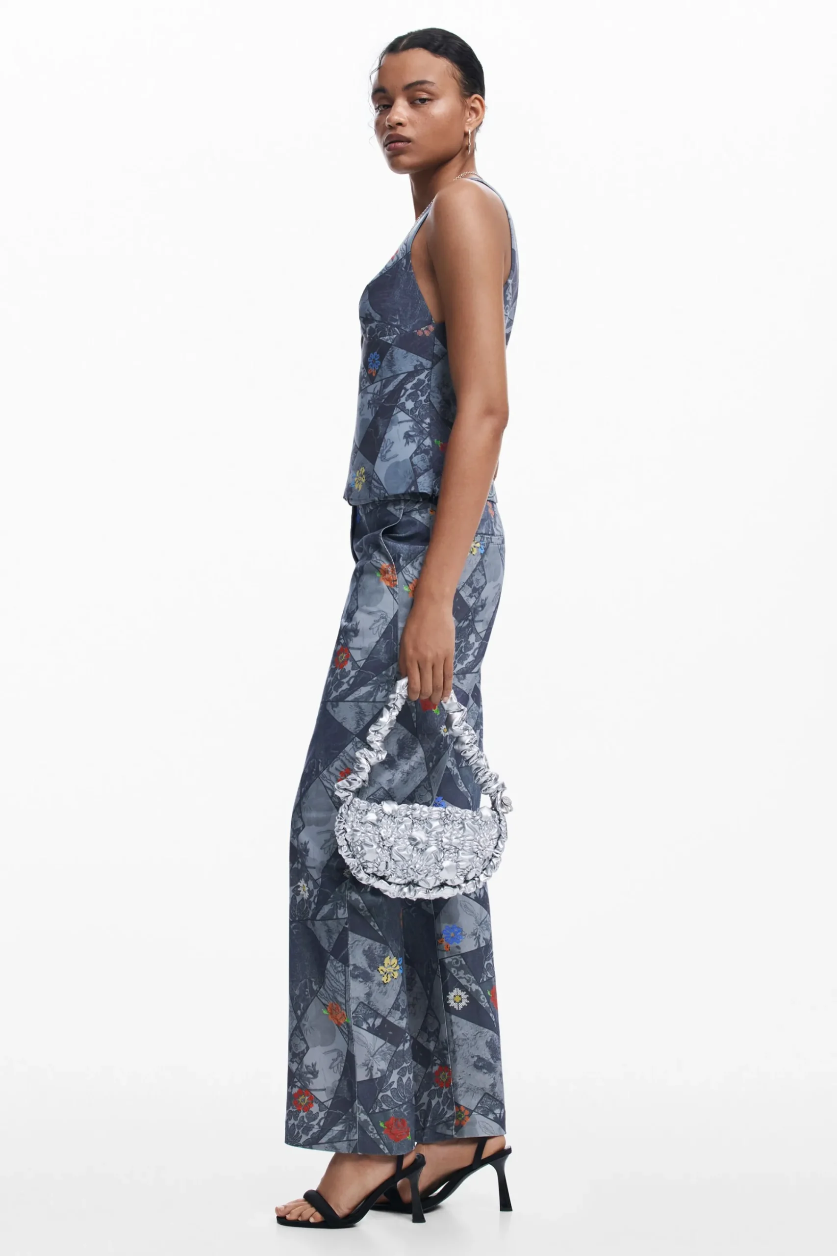Camisas Y Blusas|Camisetas-Desigual Camiseta patch tirantes