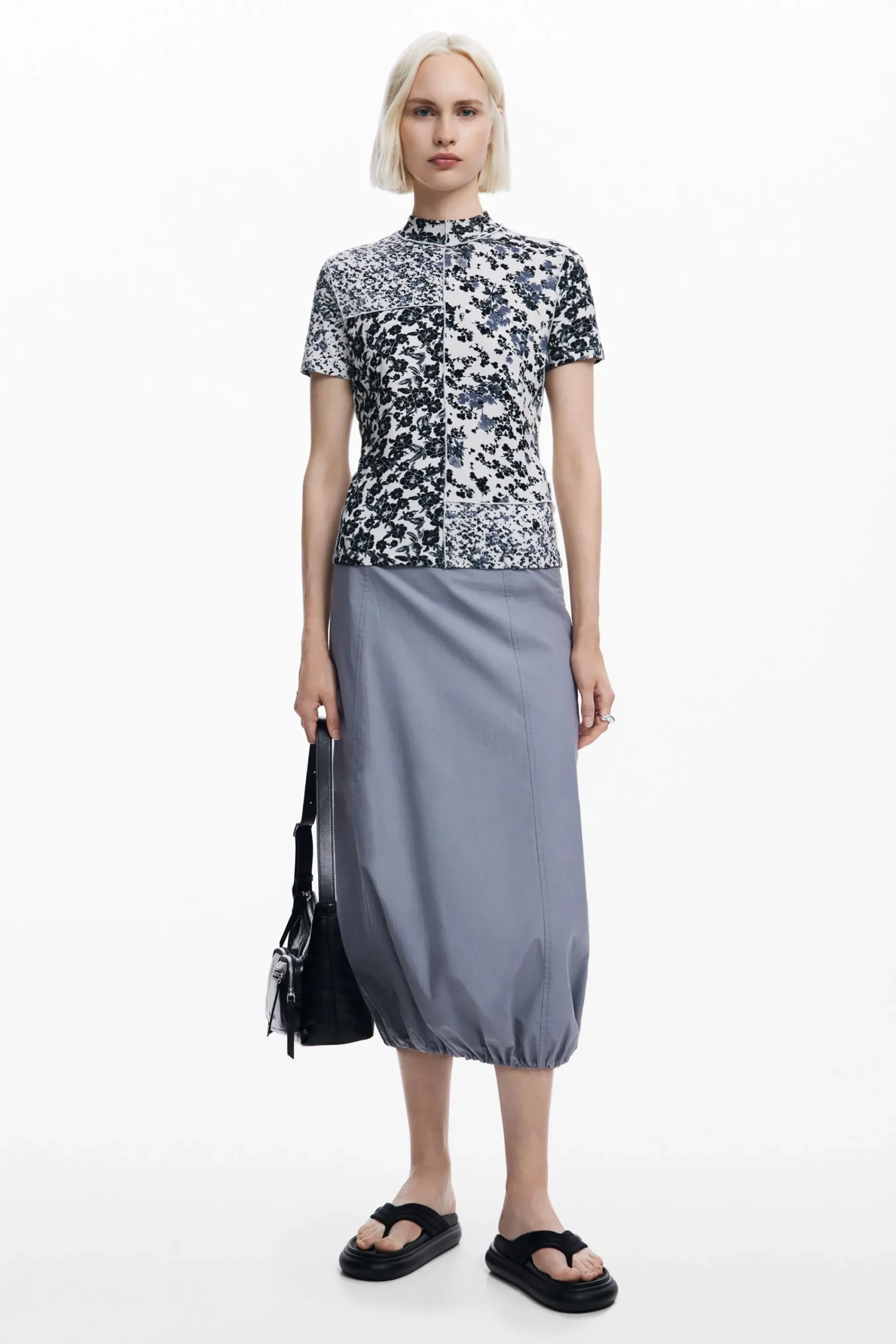 Camisas Y Blusas|Camisetas-Desigual Camiseta patchy flores