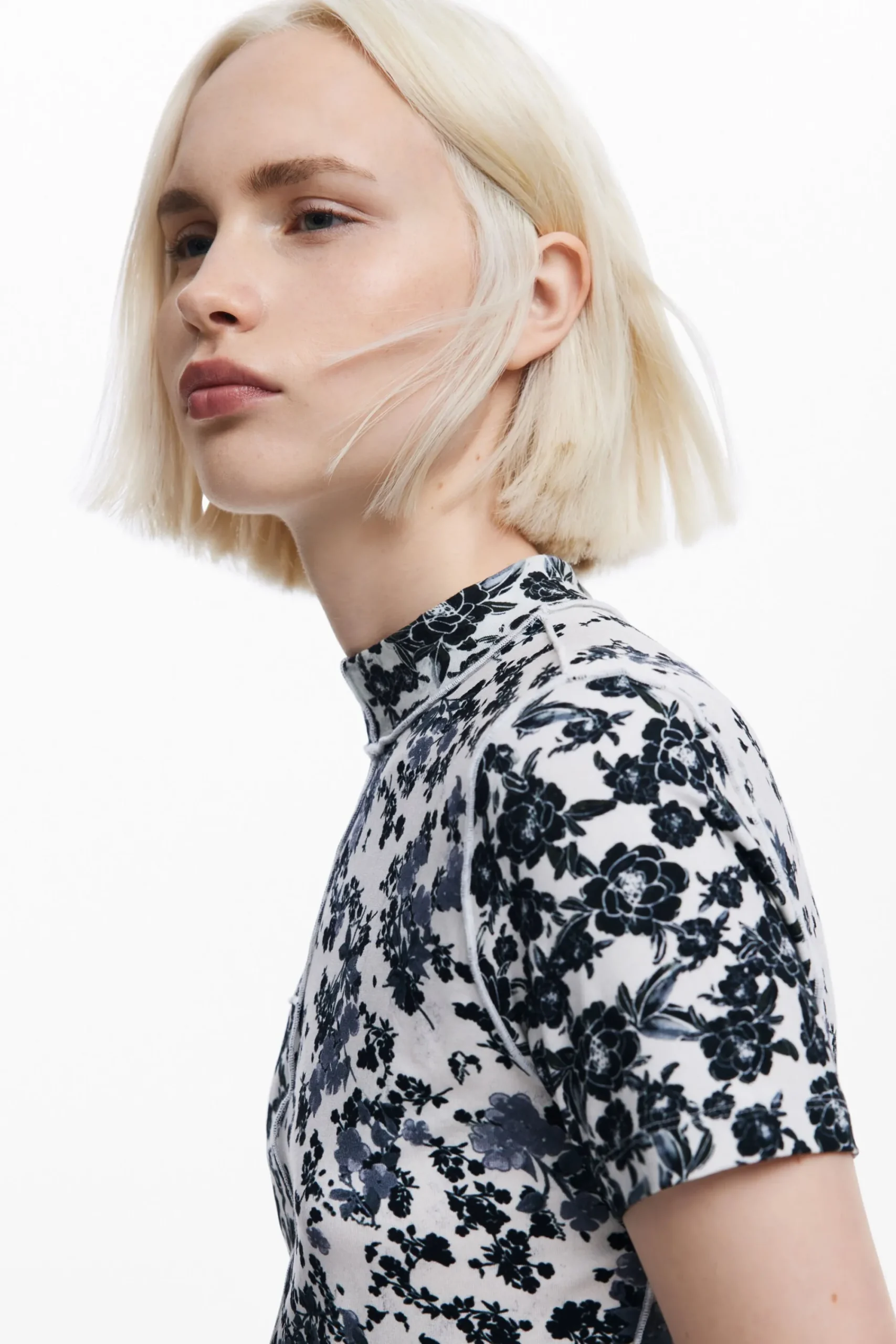 Camisas Y Blusas|Camisetas-Desigual Camiseta patchy flores