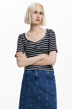 Camisas Y Blusas|Camisetas-Desigual Camiseta rayas