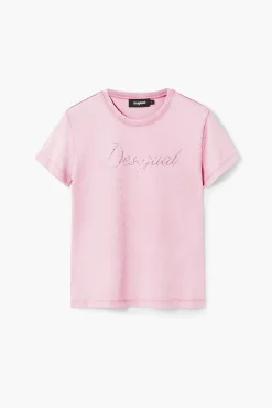 Camisas Y Blusas|Camisetas-Desigual Camiseta slim strass