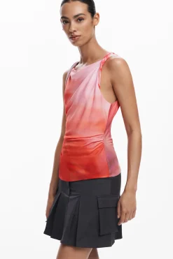 Camisas Y Blusas-Desigual Camiseta tie-dye tirantes