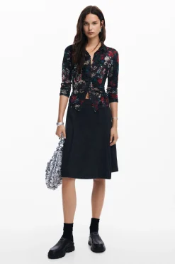 Camisas Y Blusas|Camisetas-Desigual Camiseta tul estampado floral