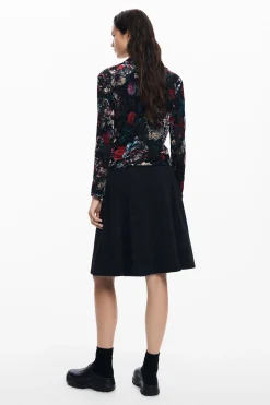 Camisas Y Blusas|Camisetas-Desigual Camiseta tul estampado floral