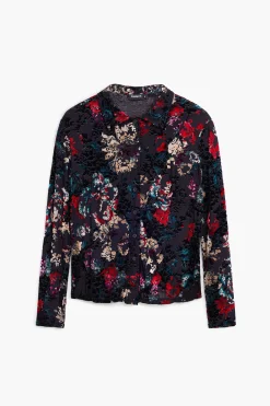 Camisas Y Blusas|Camisetas-Desigual Camiseta tul estampado floral