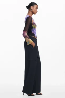 Camisas Y Blusas|Camisetas-Desigual Camisteta tul M. Christian Lacroix
