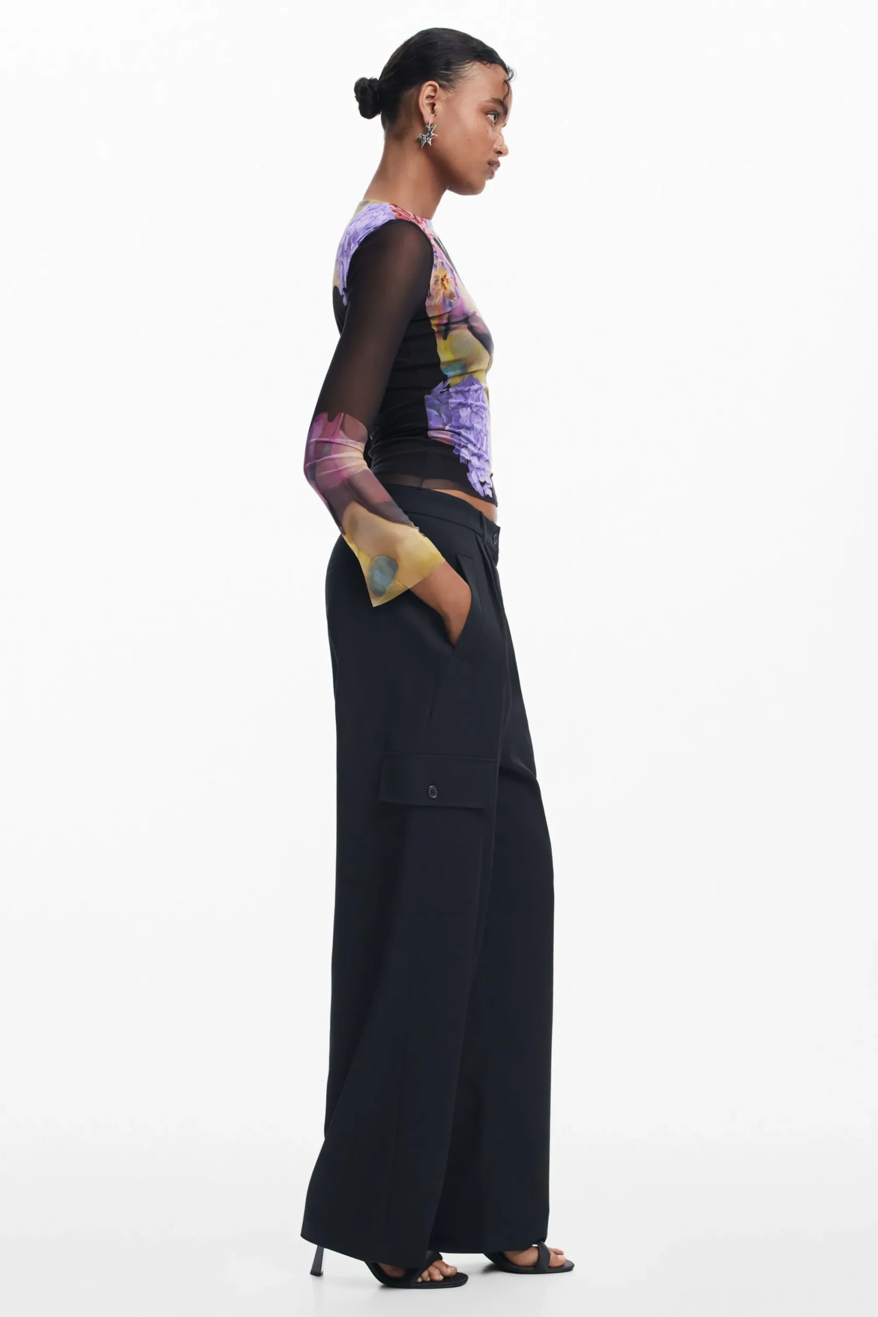Camisas Y Blusas|Camisetas-Desigual Camisteta tul M. Christian Lacroix