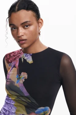 Camisas Y Blusas|Camisetas-Desigual Camisteta tul M. Christian Lacroix