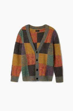 Jerséis Y Sudaderas-Desigual Cardigan cuadros
