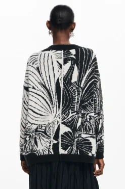 Ropa De Punto|Jerséis-Desigual Cardigan estampado