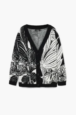 Ropa De Punto|Jerséis-Desigual Cardigan estampado