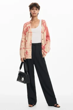 Ropa De Punto|Jerséis-Desigual Cardigan Mickey