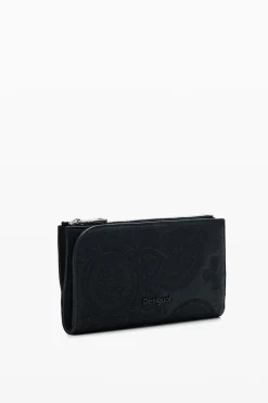 Monederos|Monederos-Desigual Cartera grande bordada