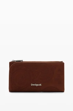Monederos|Monederos-Desigual Cartera grande bordada