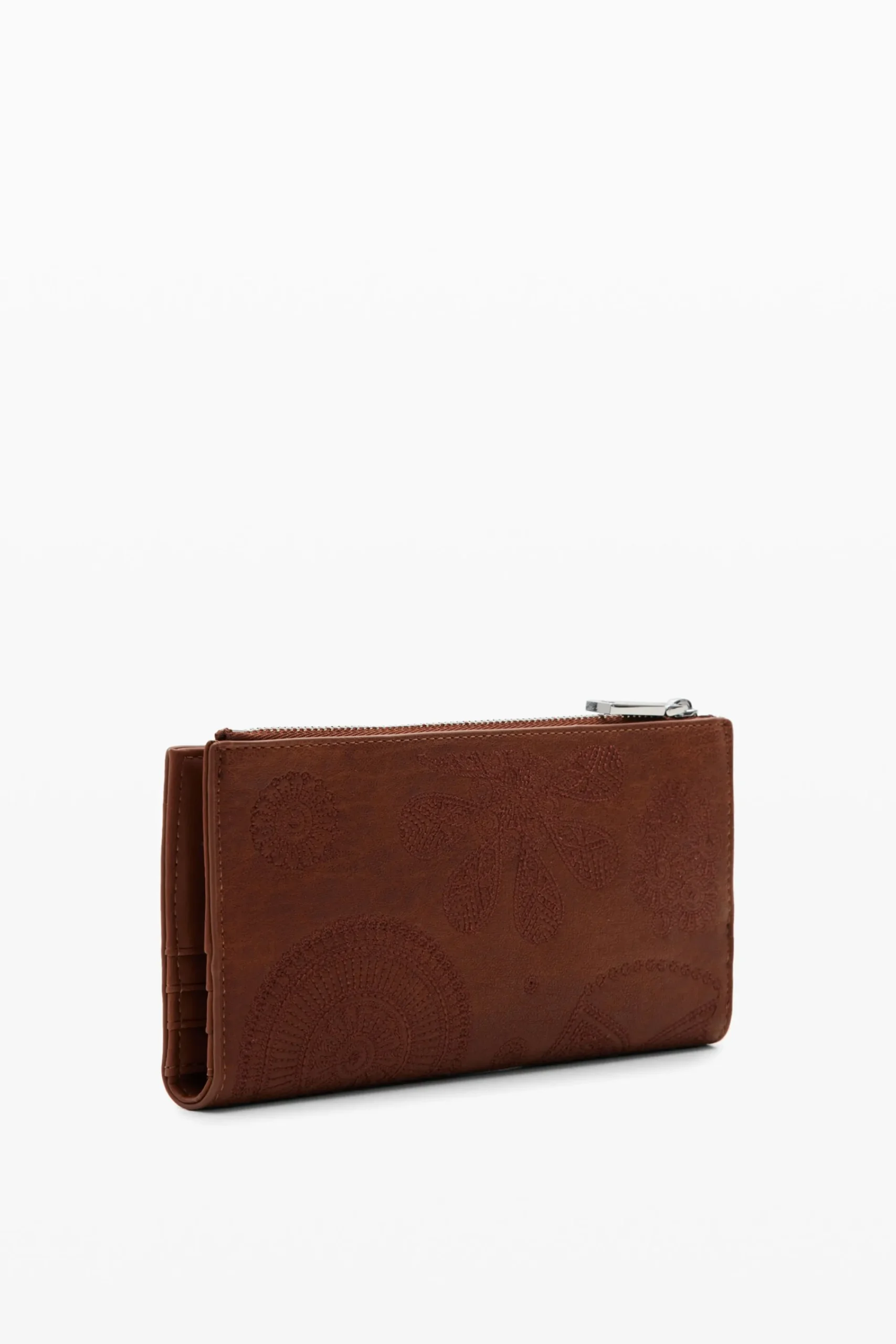 Monederos|Monederos-Desigual Cartera grande bordada