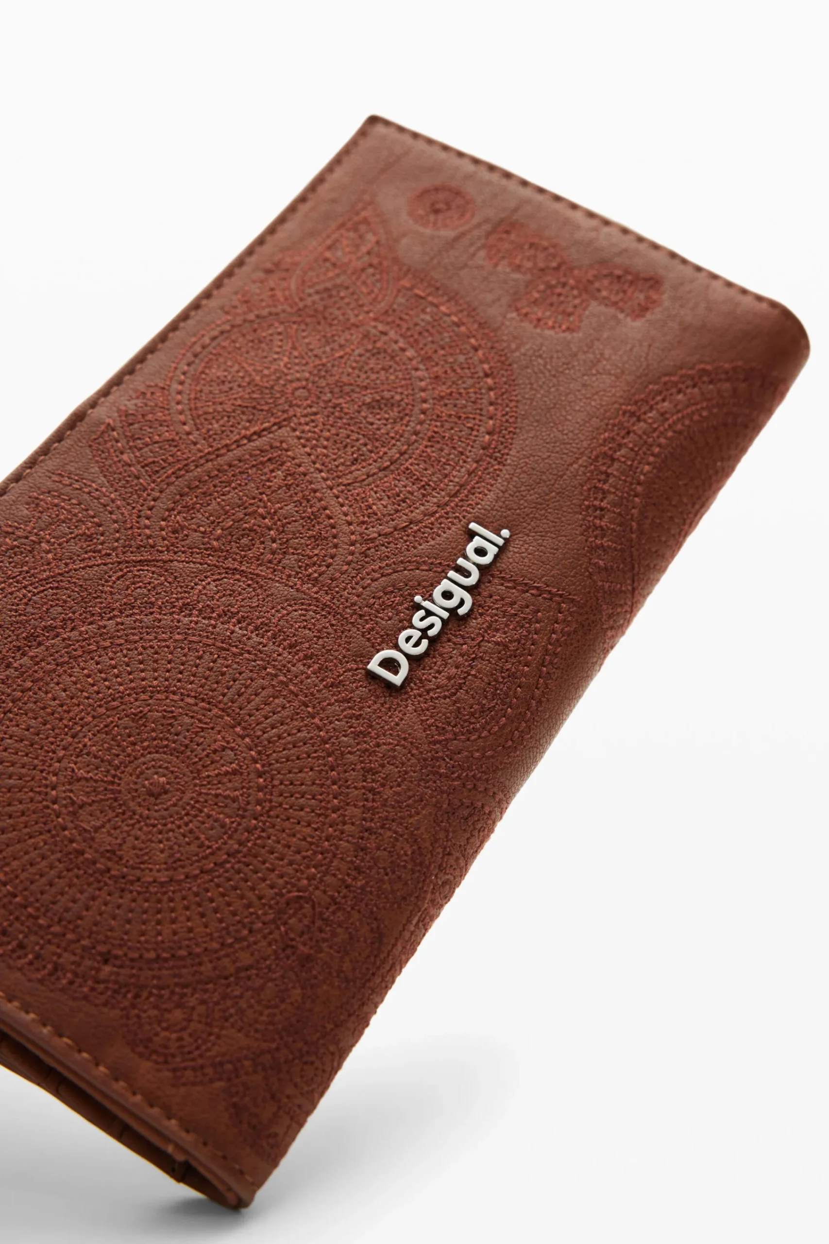 Monederos|Monederos-Desigual Cartera grande bordada