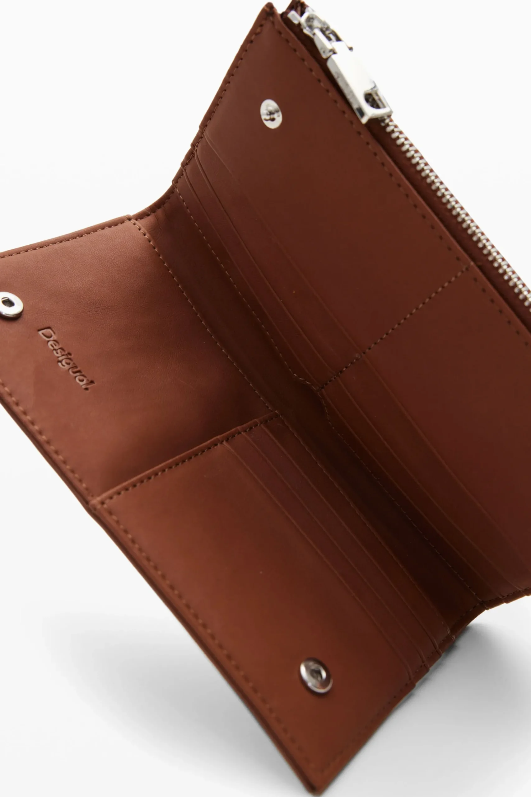 Monederos|Monederos-Desigual Cartera grande bordada