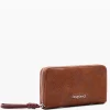 Monederos|Monederos-Desigual Cartera grande bordado flores