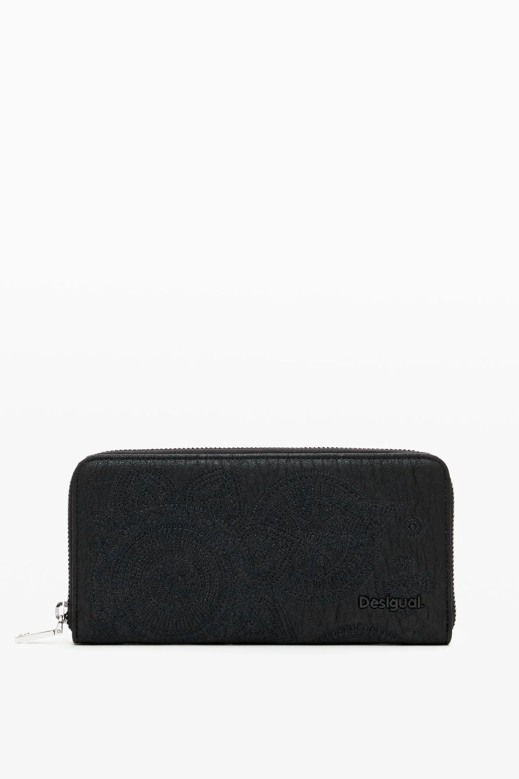 Monederos|Monederos-Desigual Cartera grande bordado flores