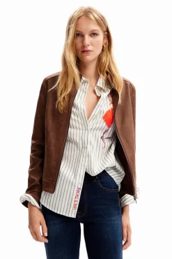 Abrigos Y Chaquetas-Desigual Cazadora biker slim