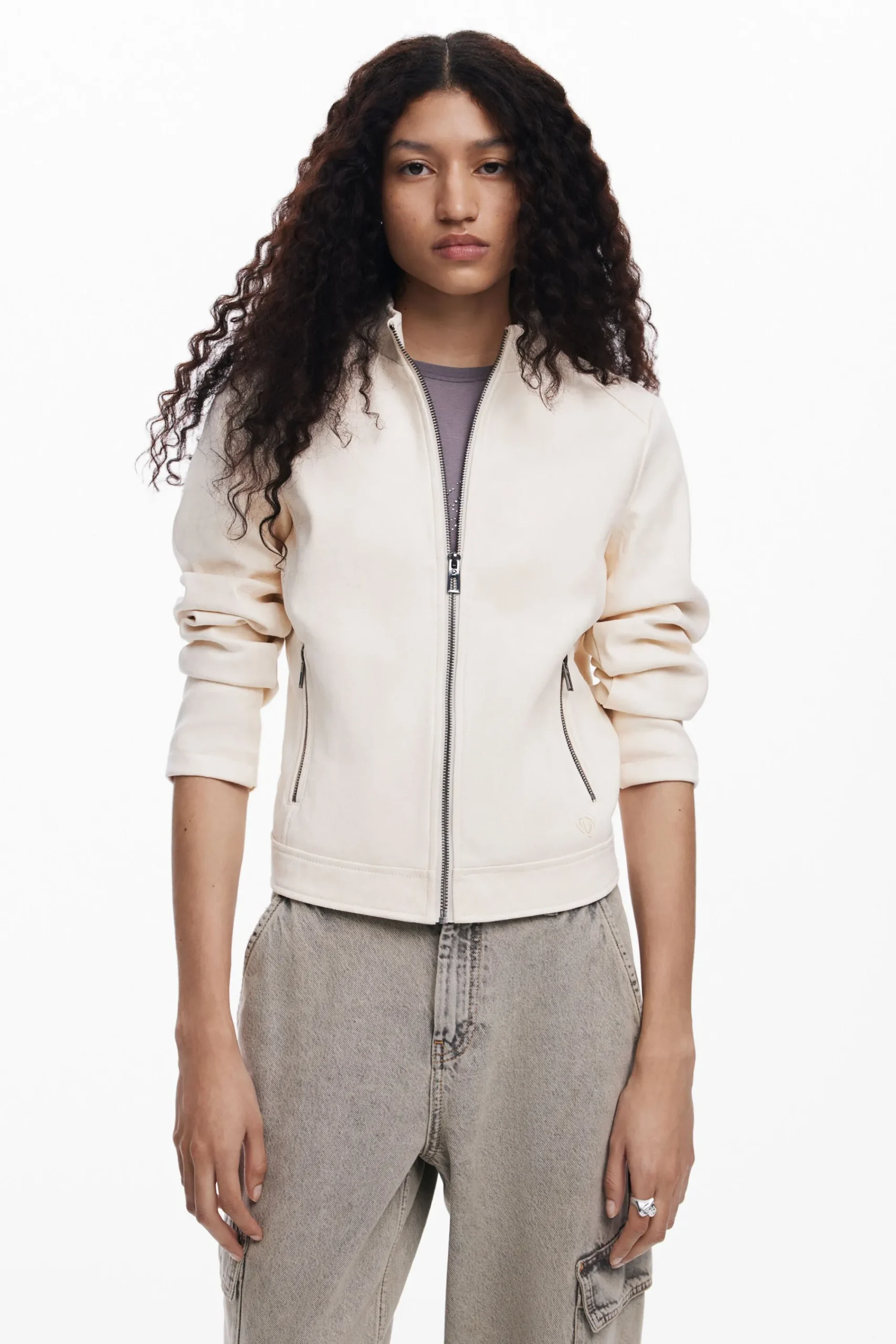 Abrigos Y Chaquetas-Desigual Cazadora biker slim